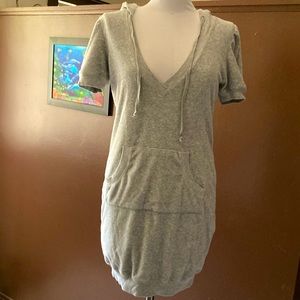 Guess terry cloth hooded dress